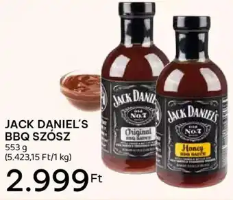 Spar Jack Daniel's bbq szósz 553 g ajánlat