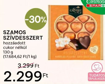 Spar Szamos szívdesszert 130 g ajánlat