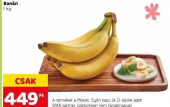 Spar Banán 1 kg ajánlat