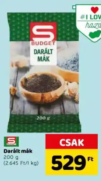 Spar Spar darált mák 200 g ajánlat