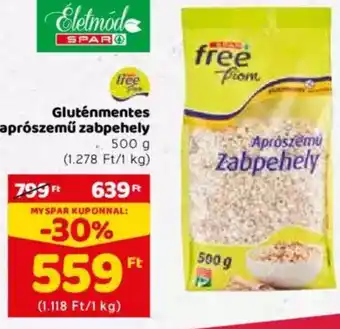 Spar Gluténmentes aprószemű zabpehely 500 g