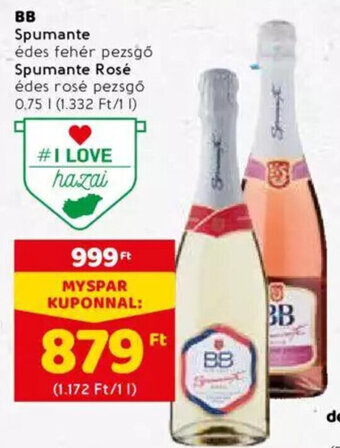 Spar BB 0,75 l ajánlat