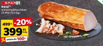 Spar Spar karaj 10 dkg ajánlat