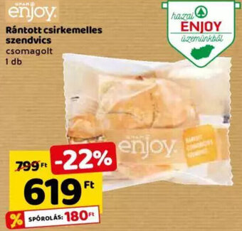 Spar Spar Rántott csirkemelles szendvics 1 db ajánlat