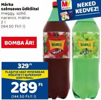Spar Márka Szénsavas üdítőital 2 l ajánlat