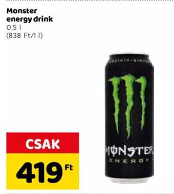Spar Monster energy drink 0,5 l ajánlat