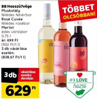 Spar BB hosszú7vége 0,75 l ajánlat