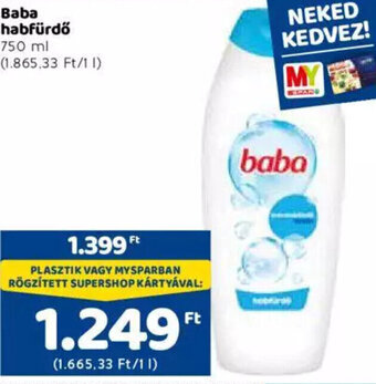 Baba habfürdő 750 ml