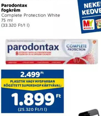 Spar Parodontax fogkrém 75 ml ajánlat