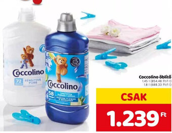 Spar Coccolino öblítő 1,45 / 1,8 l ajánlat