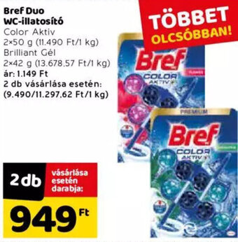 Spar Bref duo wc-illatosító 2 x 42 / 50 g ajánlat