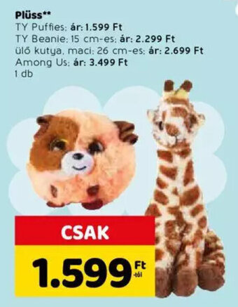 Spar Plüss 1 db ajánlat