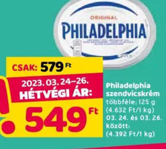 Spar Philadelphia szendvicskrém 125g ajánlat