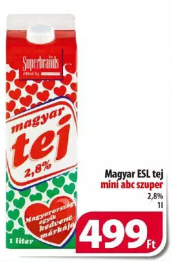 Coop Magyar esl tej 1 l ajánlat