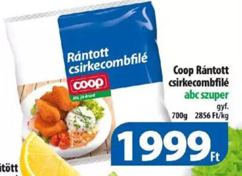 Coop Coop rántott csirkecombfilé 700 g ajánlat