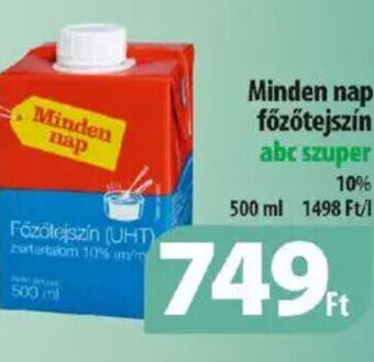 Coop Minden nap főzőtejszín 500 ml ajánlat