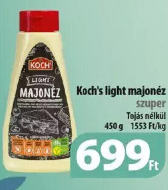 Coop Koch's light majonéz 450 g ajánlat