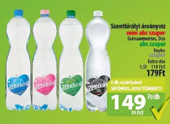 Coop Szentkirályi ásványvíz 1,5l ajánlat