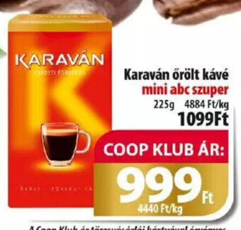 Coop Karaván őrölt kávé 225 g ajánlat