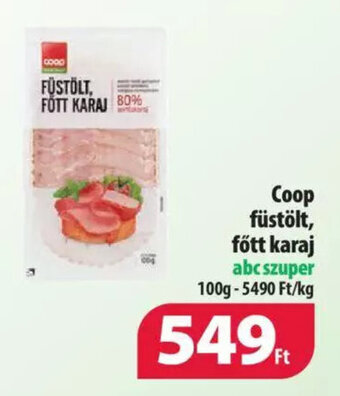 Coop Coop füstölt, főtt karaj 100 g ajánlat