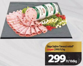 Coop Sága Sajtos tavaszi rolád 10 dkg ajánlat