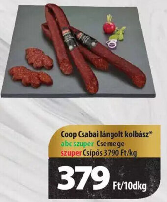 Coop Csabai lángolt kolbász 10 dkg