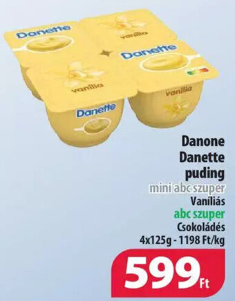 Coop Danone danette puding 4 x 125 g ajánlat
