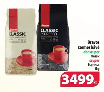 Bravos szemes kávé 1 kg