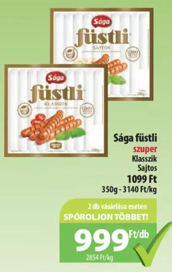 Sága füstli 350 g