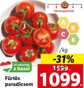 Lidl Fürtös paradicsom 1 kg ajánlat