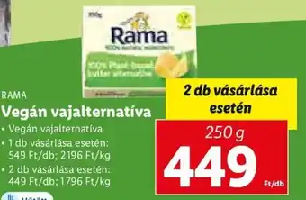 Rama vegán vajalternatíva 250 g