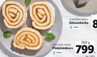 Lidl Confisiere Firenze piskótatekecs 200 g ajánlat