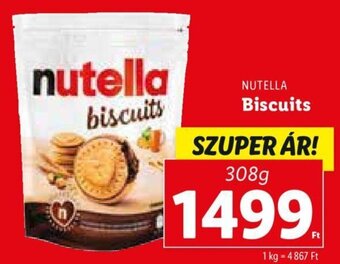 Lidl Ferrero Nutella Biscuits 308 g ajánlat