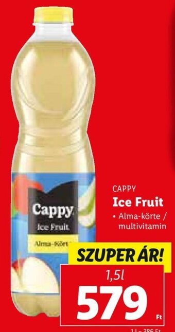 Lidl Cappy ice fruit 1,5 l ajánlat