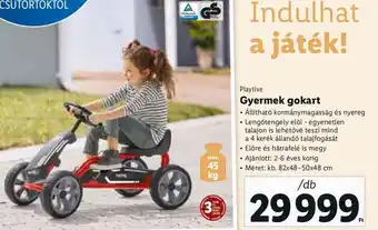 Lidl Playtive gyermek gokart 1 db ajánlat