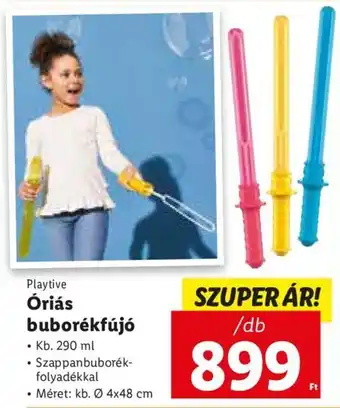Playtive óriás buborékfújó 1 db