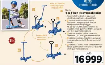 Lidl Playtive 4 az 1-ben kisgyermek roller 1 db ajánlat