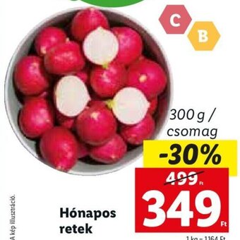 Lidl Hónapos retek 300 g ajánlat