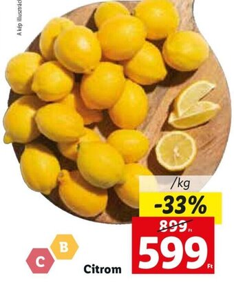 Lidl Citrom 1 kg ajánlat