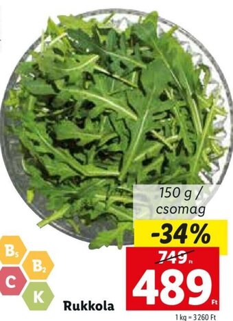 Lidl Rukkola 150 g ajánlat