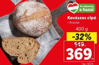 Lidl Kovászos cipó 400 g ajánlat