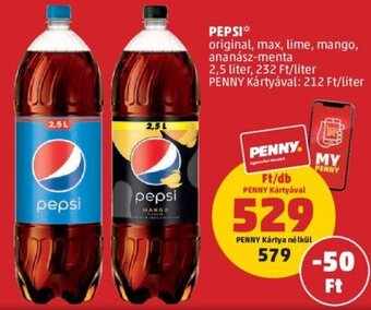 PENNY Pepsi 2,5 l ajánlat