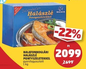 PENNY Balatonboglári halászlé pontyszeletekkel 1 kg ajánlat