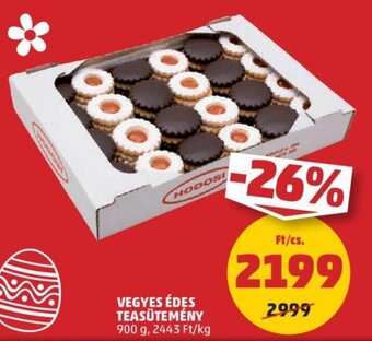 PENNY Vegyes édes teasütemény 900 g ajánlat