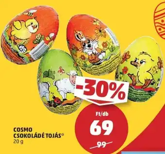 PENNY Cosmo csokoládé tojás 20 g ajánlat