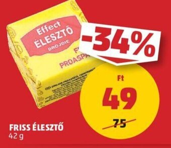 PENNY Friss élesztő 42 g ajánlat