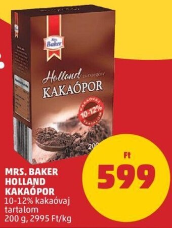 PENNY Mrs.Baker holland kakaópor 200 g ajánlat