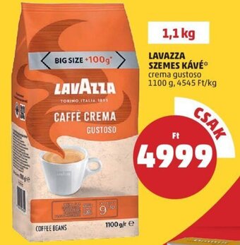PENNY Lavazza szemes kávé 1100 g ajánlat