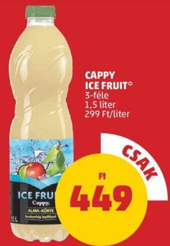 PENNY Cappy ice fruit 1,5 l ajánlat
