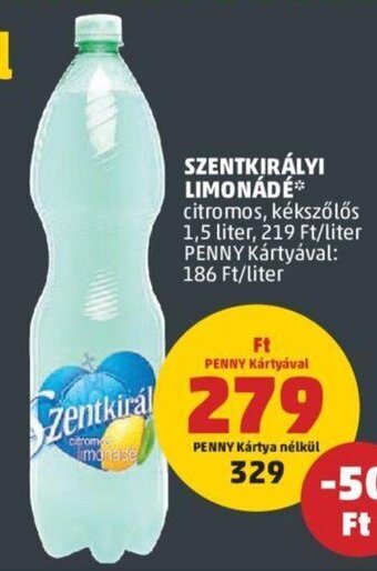 PENNY Szentkirályi limonádé 1,5 l ajánlat